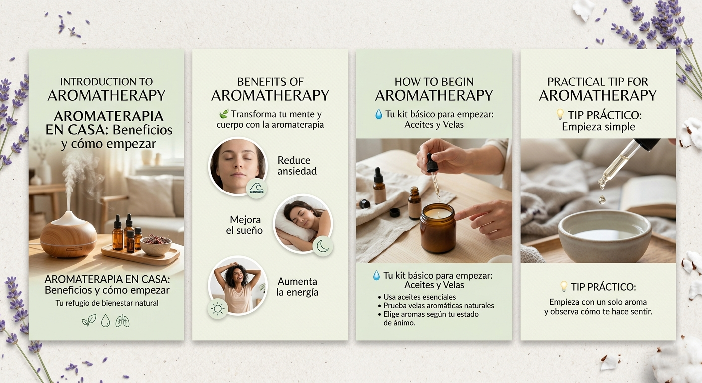 Aromaterapia en casa: beneficios y cómo empezar