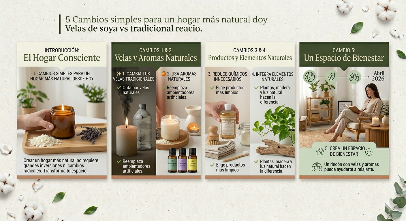 5 cambios simples para tener un hogar más natural desde hoy